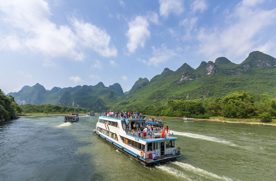 Guilin Schifffahrt für Touristen