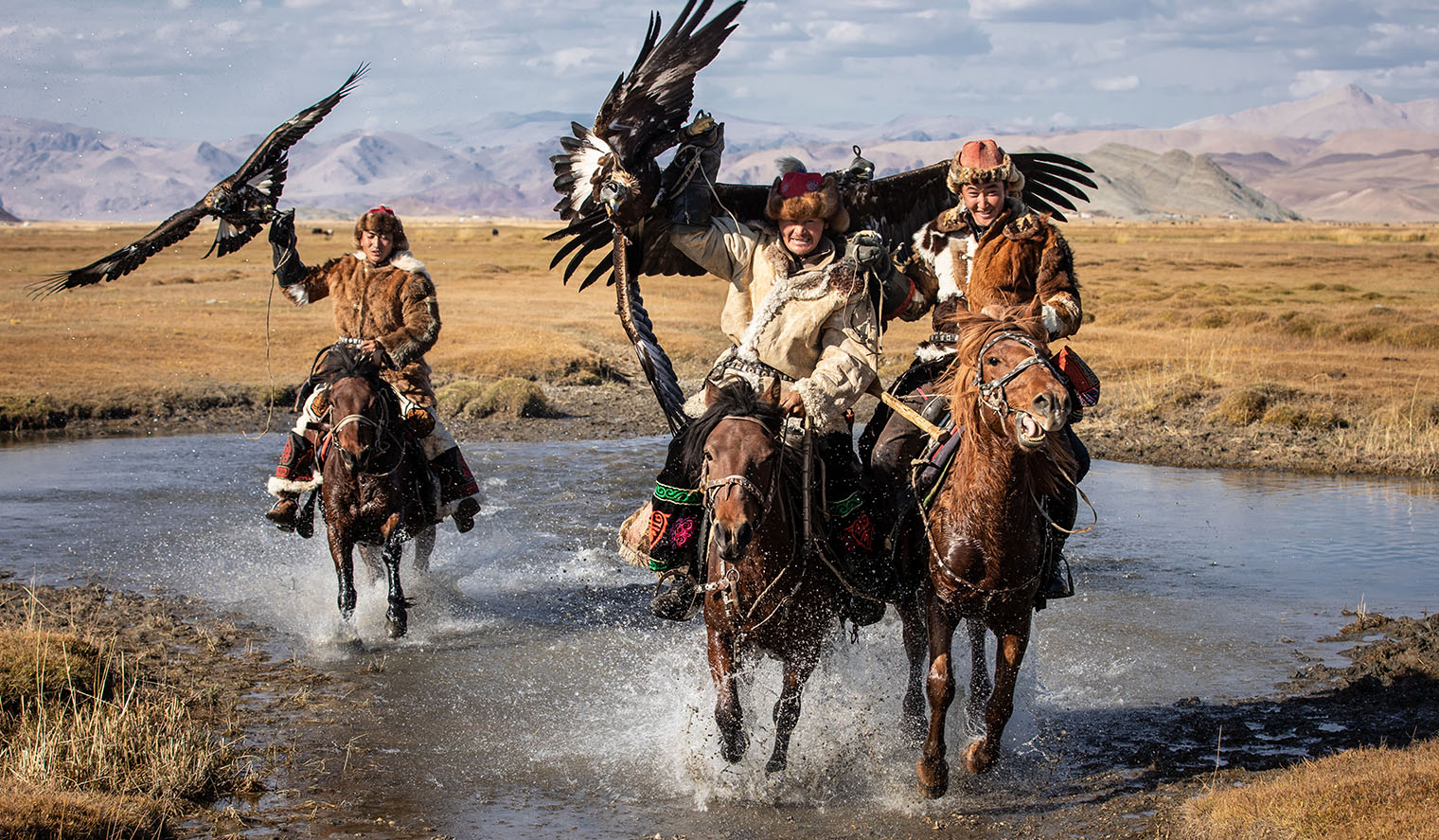 Adlerjagd auf Rundreise in Mongolei